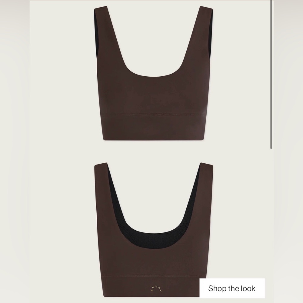 Varley FreeSoft™ Cori Bra in Coffee Bean, size M - Picture 2 of 5